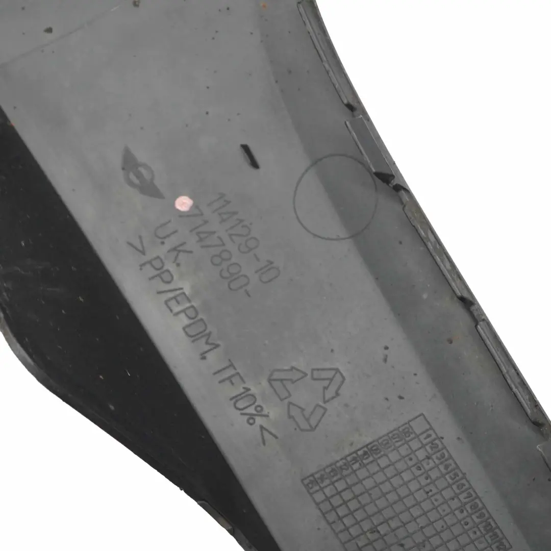 Mini Cooper S R56 R57 Heckstoßstange Spoiler Mitte Schwarz - SKU 7147890 - Teilenummer 7147890