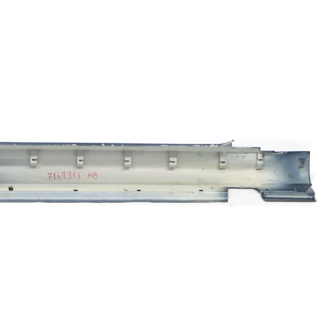 Mini R57 Side Skirt Cover Cooper Left N/S Sill Trim Panel Horizon Blue - A93 - SKU 7147915-HB - Part number 7147915