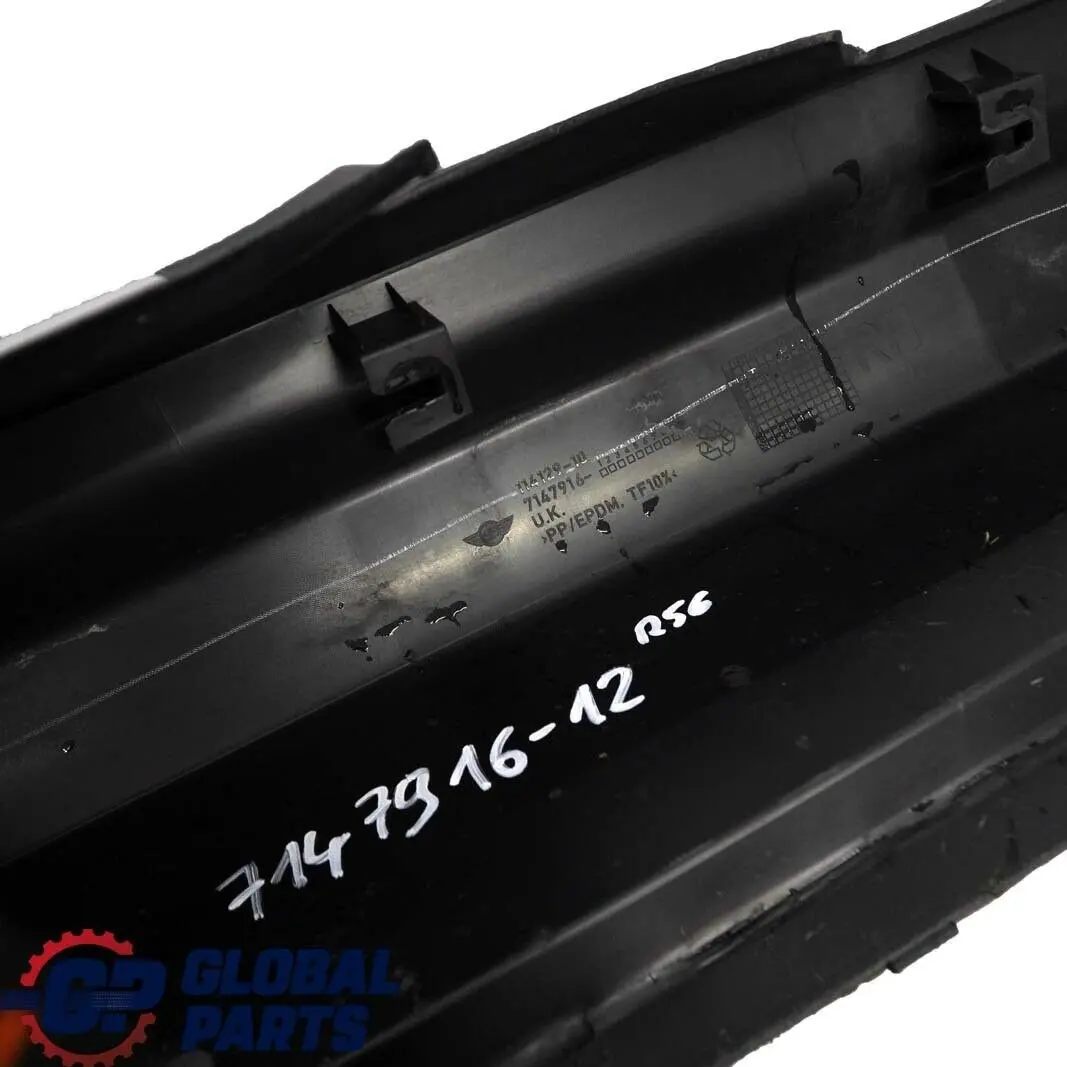 BMW Mini Cooper One R56 R57 R58 R59 RIGHT DOOR SILL COVER SIDE SKIRT O/S 7147916 - SKU 7147916-12 - Part number 51777147916