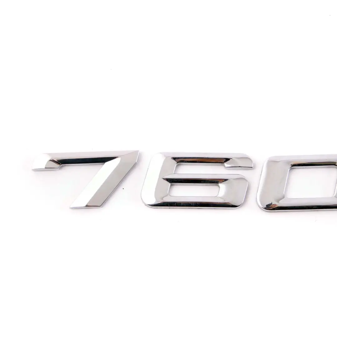 Adhered Boot Trunk Lid Emblem Lettering to BMW E66 760Li Rear with Part number 7148196 BMW E66 760Li Rear Adhered Boot Trunk Lid Emblem Lettering - SKU 7148196 - Part number 7148196