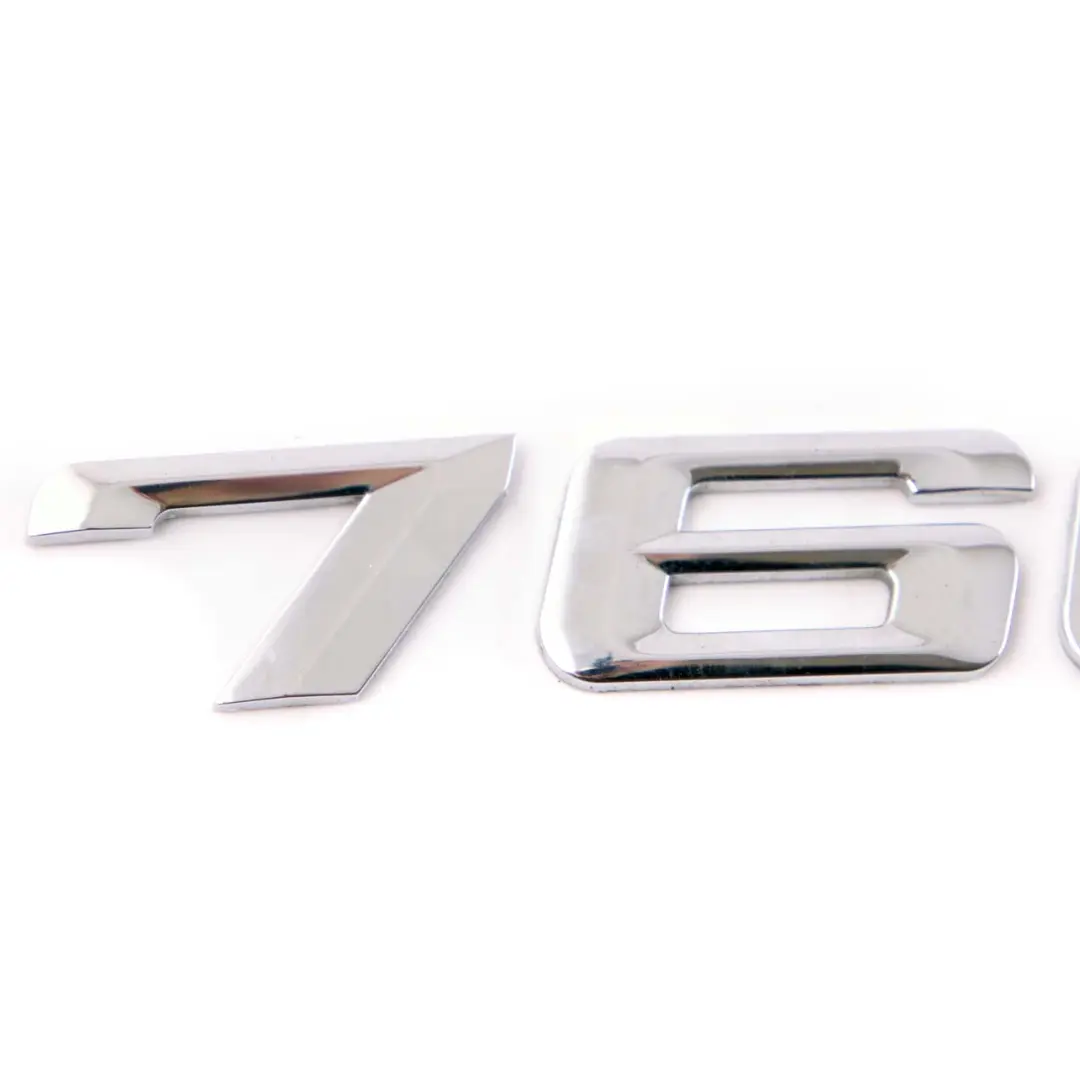 Adhered Boot Trunk Lid Emblem Lettering to BMW E66 760Li Rear with Part number 7148196 BMW E66 760Li Rear Adhered Boot Trunk Lid Emblem Lettering - SKU 7148196 - Part number 7148196