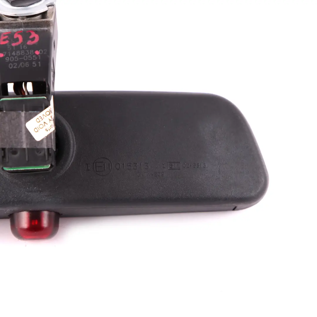 Interior Mirror EC / LED / Compass to BMW E60 E90 E91 X3 E83 X5 E53 E70 with Part number 9151850 BMW E60 E90 E91 X3 E83 X5 E53 E70 Interior Mirror EC / LED / Compass - SKU 7148838 - Part number 9151850