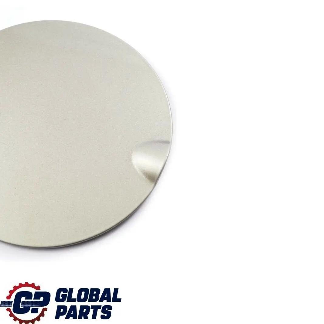 Filler Flap Fuel Cap Cover Sparkling Silver to Mini Cooper R55 R56 LCI with Part number 7148883 Mini Cooper R55 R56 LCI Filler Flap Fuel Cap Cover Sparkling Silver - SKU 7148883-SS - Part number 7148883