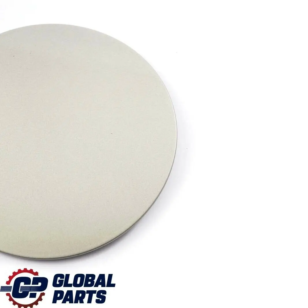 Filler Flap Fuel Cap Cover Sparkling Silver to Mini Cooper R55 R56 LCI with Part number 7148883 Mini Cooper R55 R56 LCI Filler Flap Fuel Cap Cover Sparkling Silver - SKU 7148883-SS - Part number 7148883