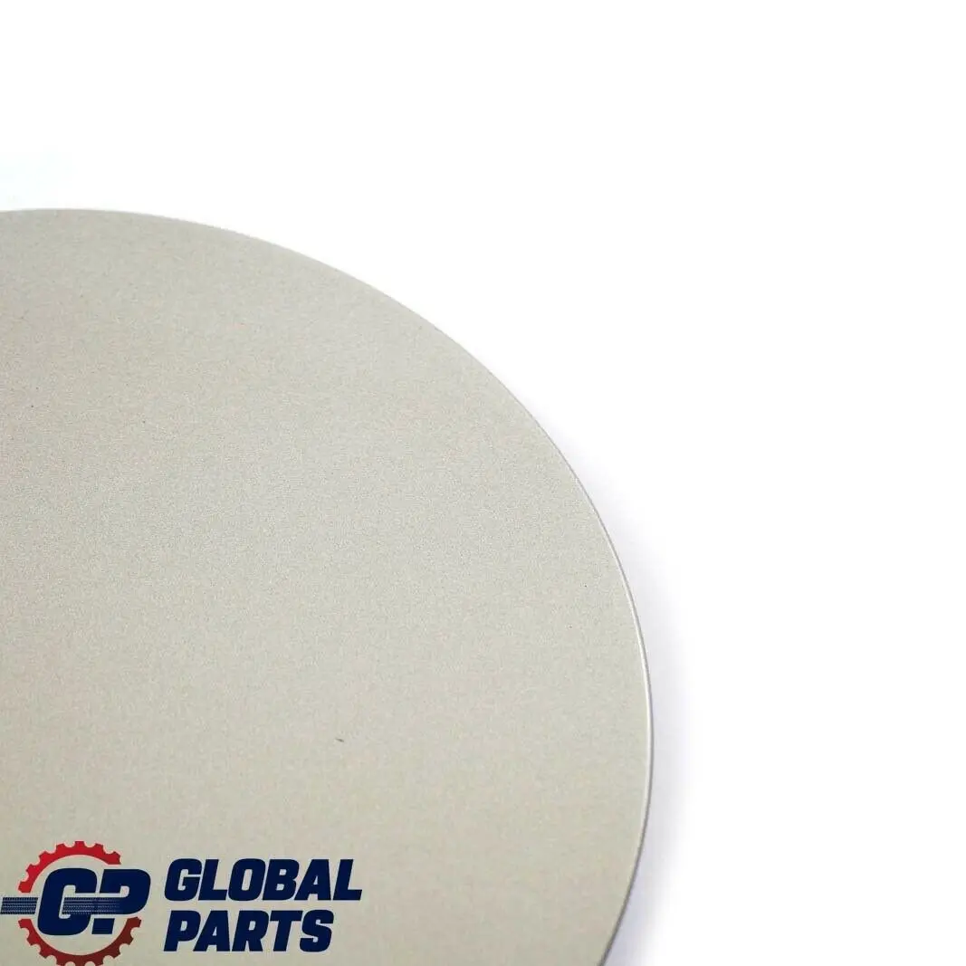 Filler Flap Fuel Cap Cover Sparkling Silver to Mini Cooper R55 R56 LCI with Part number 7148883 Mini Cooper R55 R56 LCI Filler Flap Fuel Cap Cover Sparkling Silver - SKU 7148883-SS - Part number 7148883