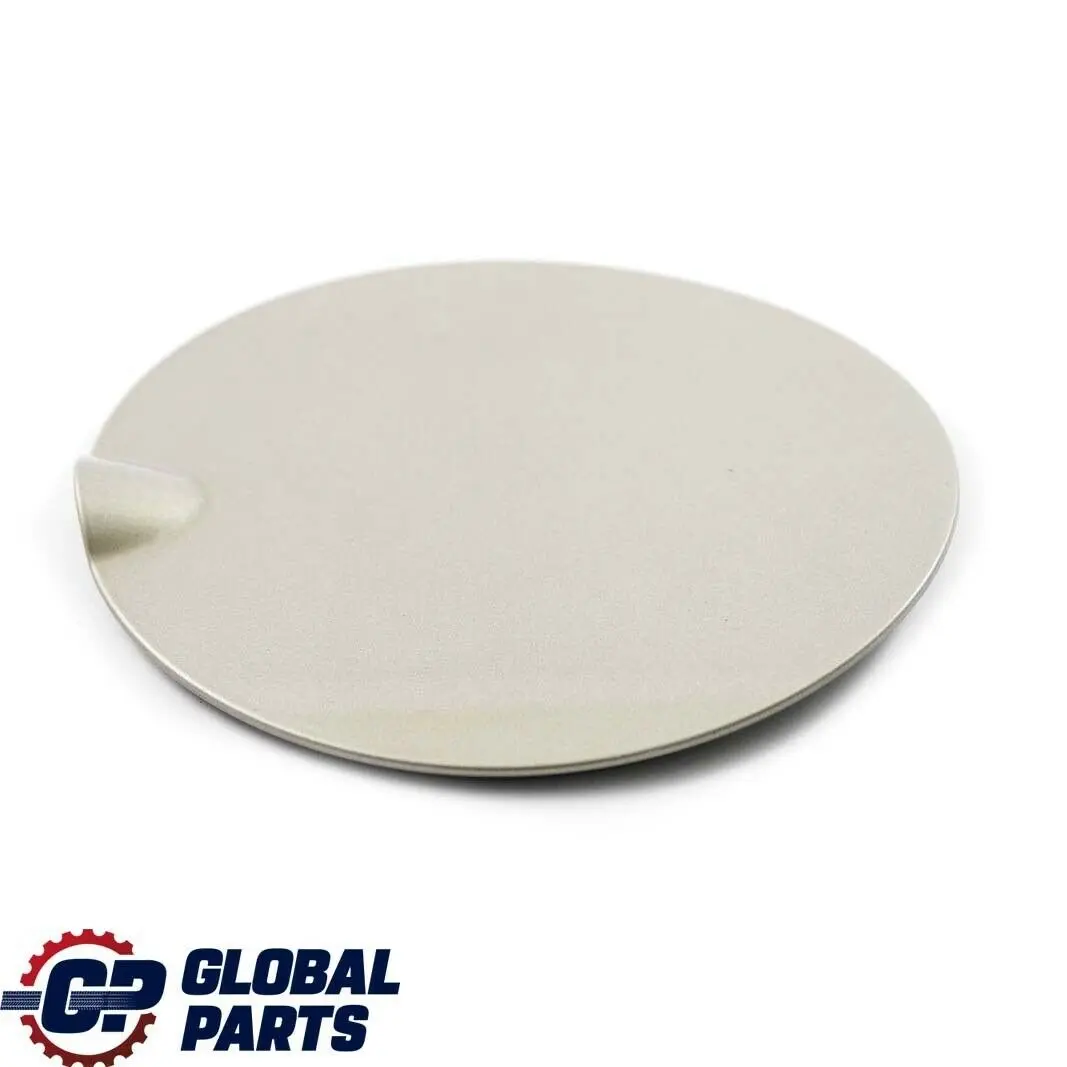 Filler Flap Fuel Cap Cover Sparkling Silver to Mini Cooper R55 R56 LCI with Part number 7148883 Mini Cooper R55 R56 LCI Filler Flap Fuel Cap Cover Sparkling Silver - SKU 7148883-SS - Part number 7148883