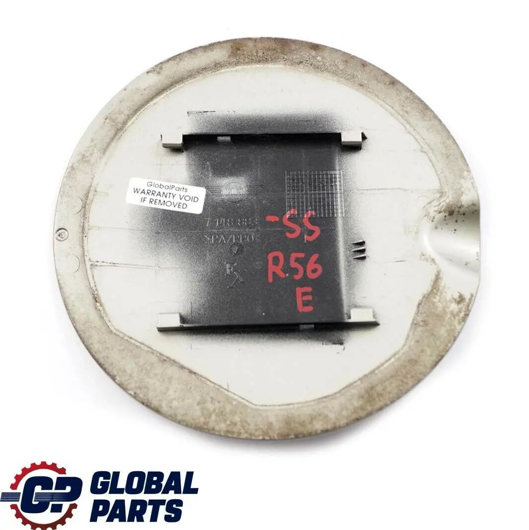 tapa del deposito De combustible Sparkling Silver para Mini R55 R56 LCI con número de pieza 7148883 Mini R55 R56 LCI tapa del deposito De combustible Sparkling Silver - SKU 7148883-SS - Número de pieza 7148883