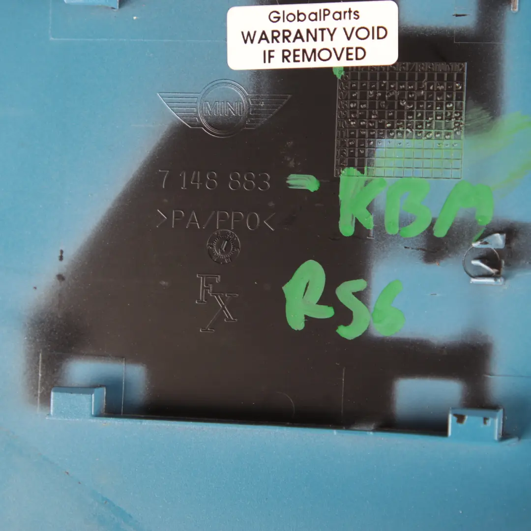 Filler In Flap Cap Kite Blue Metallic B48 to Fuel Cover MINI R55 R56 with Part number 7148883 Fuel Cover MINI R55 R56 Filler In Flap Cap Kite Blue Metallic B48 - SKU 7148883-KBM - Part number 7148883