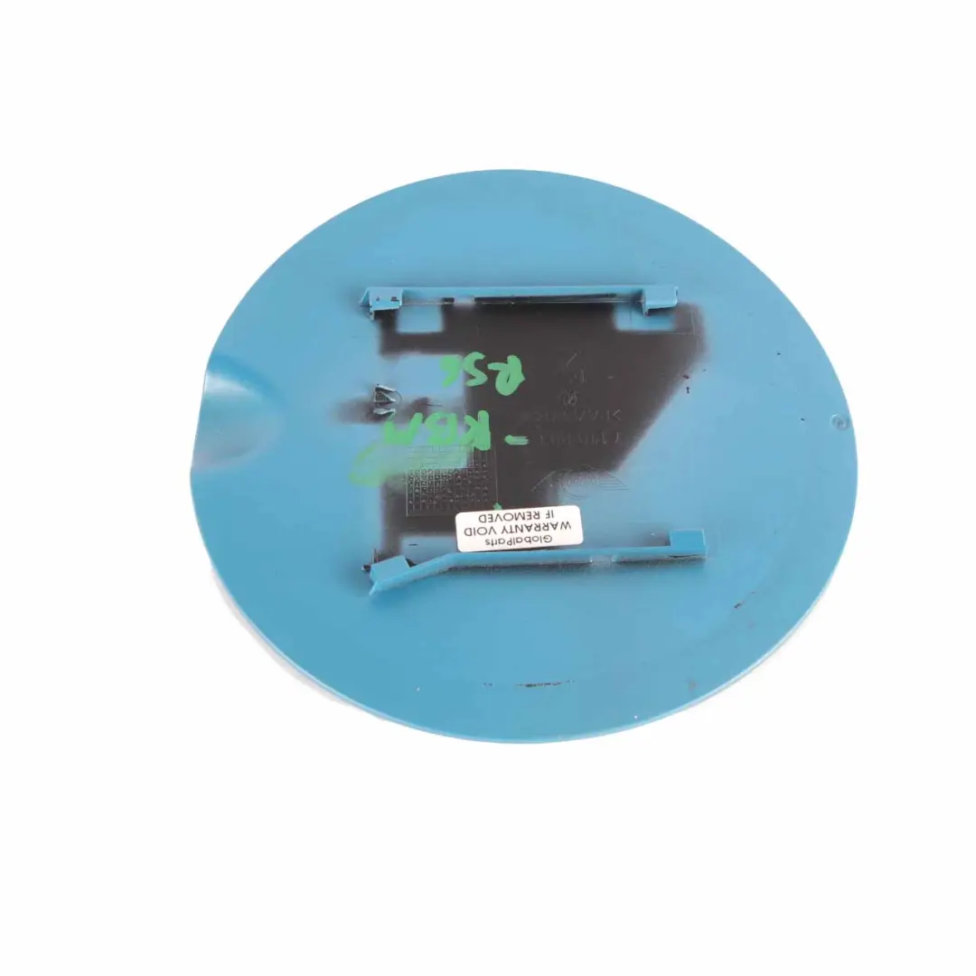Filler In Flap Cap Kite Blue Metallic B48 to Fuel Cover MINI R55 R56 with Part number 7148883 Fuel Cover MINI R55 R56 Filler In Flap Cap Kite Blue Metallic B48 - SKU 7148883-KBM - Part number 7148883