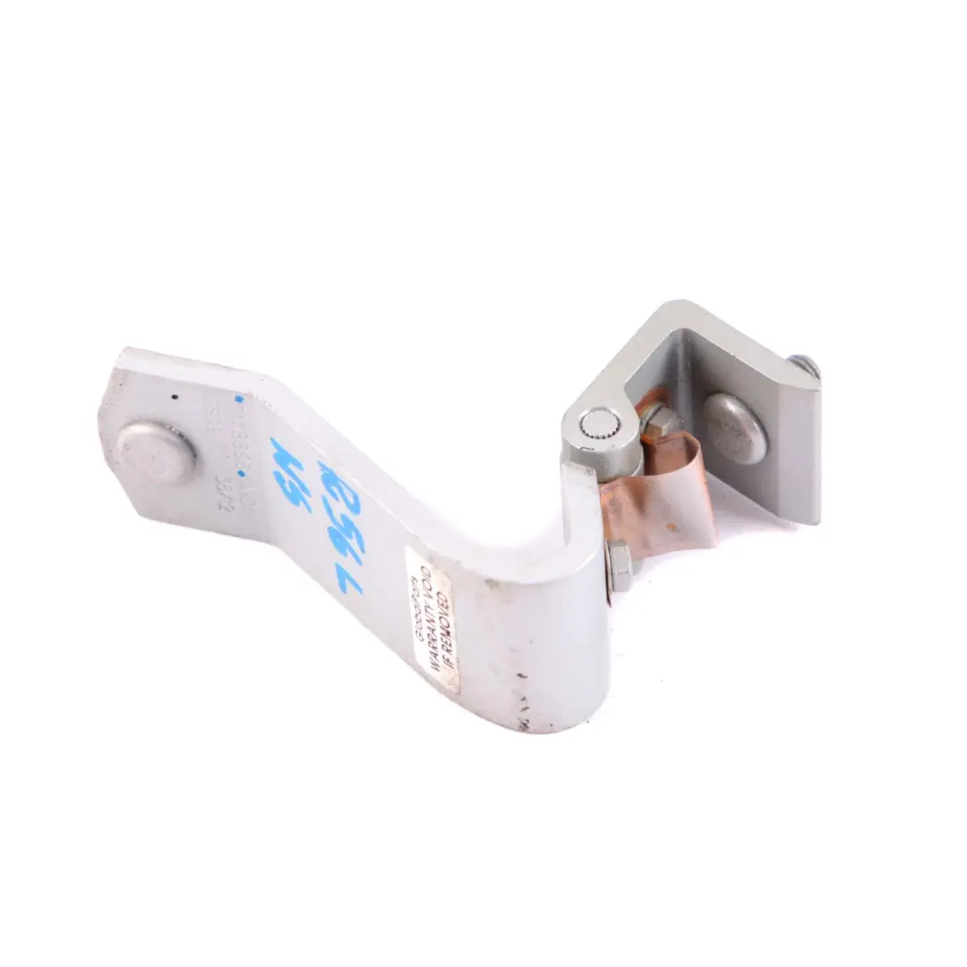Left Boot Trunk Lid Tailgate Hinge N/S White Silver A62 to Mini Cooper R56 with Part number 7148896 Mini Cooper R56 Left Boot Trunk Lid Tailgate Hinge N/S White Silver A62 - SKU 7148896-WS - Part number 7148896