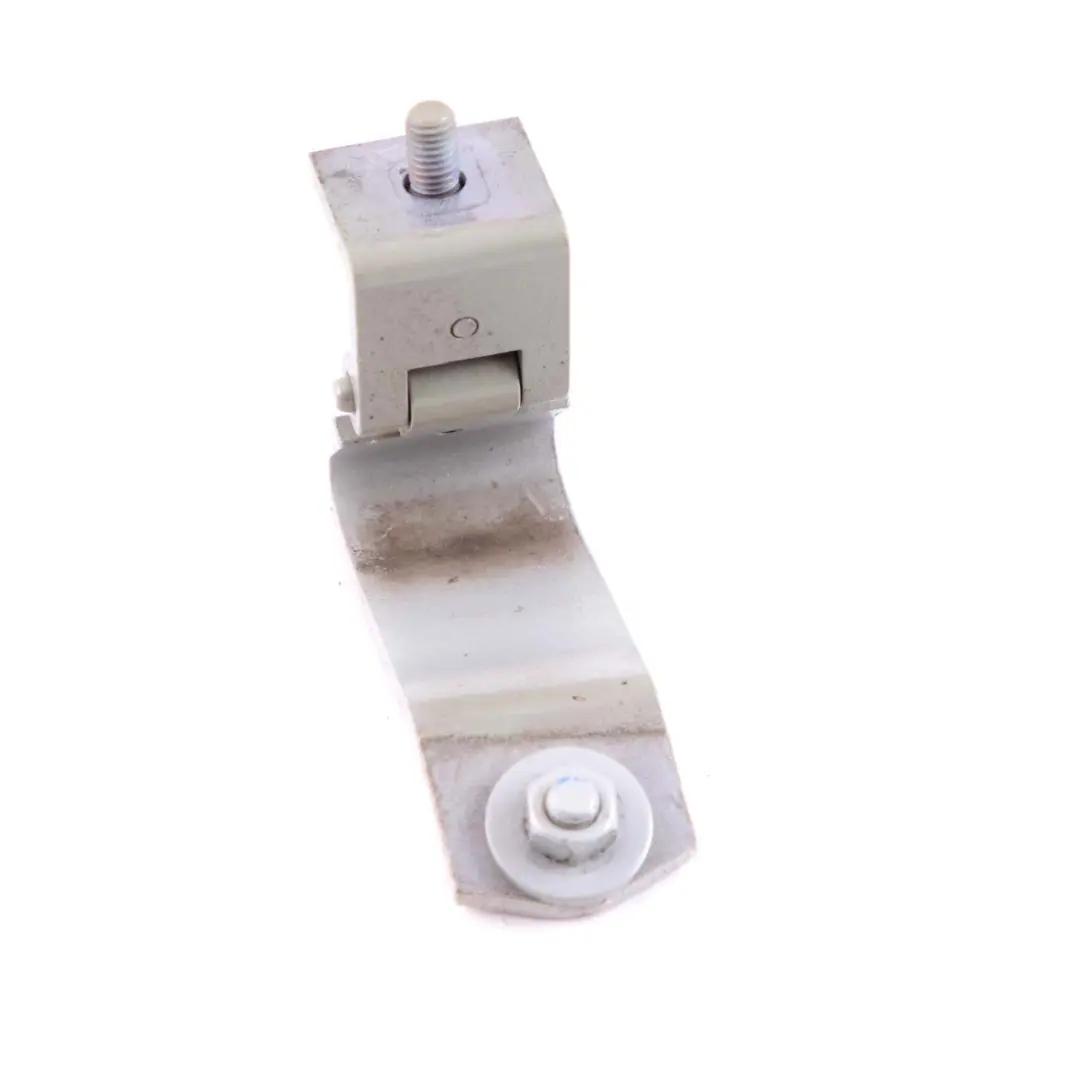 Left Boot Trunk Lid Tailgate Hinge N/S White Silver A62 to Mini Cooper R56 with Part number 7148896 Mini Cooper R56 Left Boot Trunk Lid Tailgate Hinge N/S White Silver A62 - SKU 7148896-WS - Part number 7148896