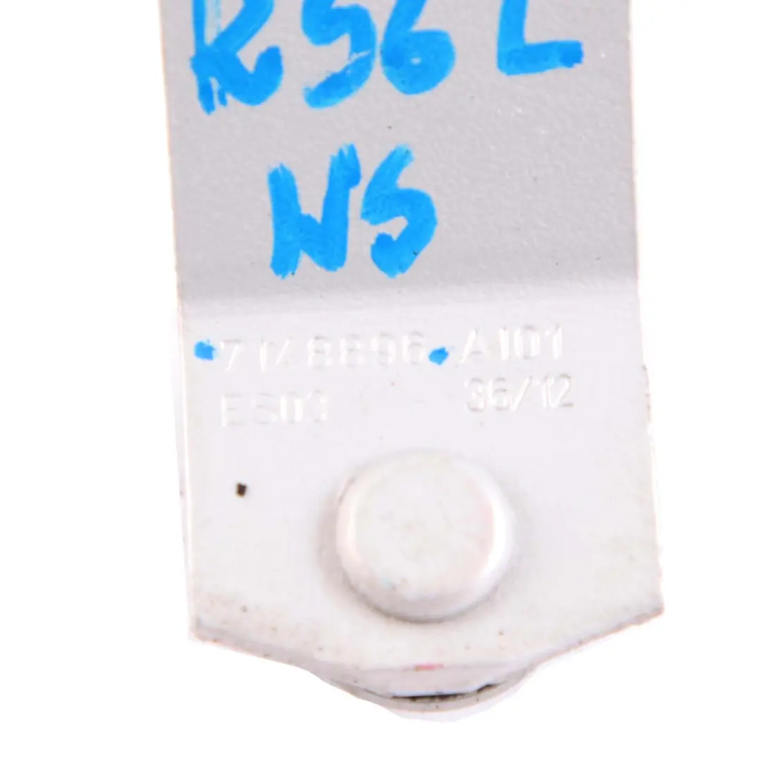 Left Boot Trunk Lid Tailgate Hinge N/S White Silver A62 to Mini Cooper R56 with Part number 7148896 Mini Cooper R56 Left Boot Trunk Lid Tailgate Hinge N/S White Silver A62 - SKU 7148896-WS - Part number 7148896