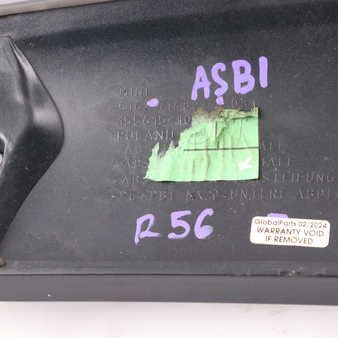 Spoiler Panel Trim Astro Black Metallic - A25 to Mini Cooper S R56 Rear with Part number 7148914 Mini Cooper S R56 Rear Spoiler Panel Trim Astro Black Metallic - A25 - SKU 7148914-ASB1 - Part number 7148914