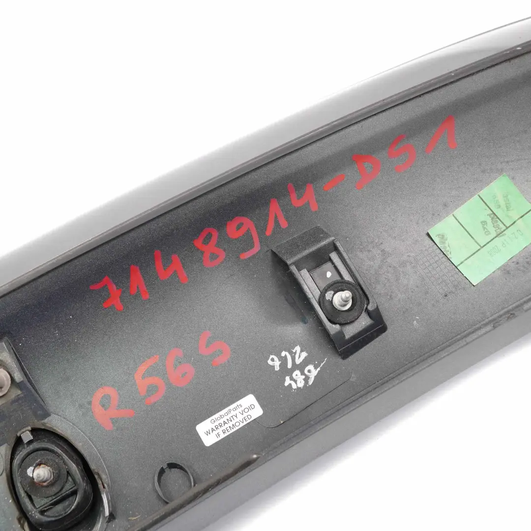  Spoiler posteriore Mini R56 Cooper S Portellone Argento metallizzato - SKU 7148914-DS1 - Numero di parte 7148914