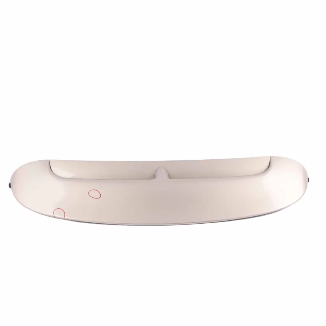 Heckspoiler Hinten Sparkling Silver Silber - A60 für MINI Cooper S R56 mit Teilenummer 7148914 MINI Cooper S R56 Heckspoiler Hinten Sparkling Silver Silber - A60 - SKU 7148914-SS - Teilenummer 7148914