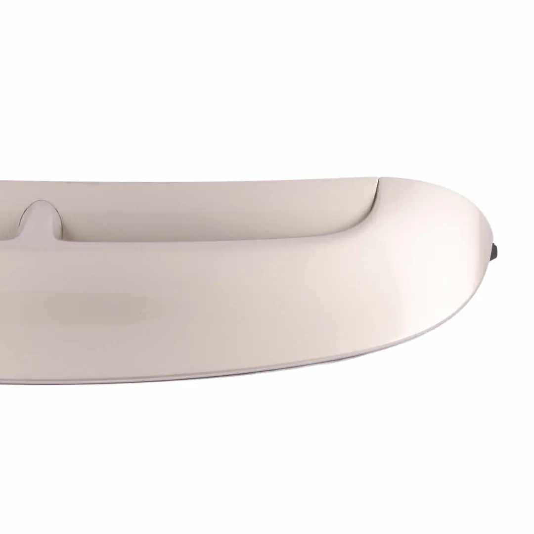 Spoiler Trim Panel Sparkling Silver A60 to MINI Cooper S R56 Rear with Part number 7148914 MINI Cooper S R56 Rear Spoiler Trim Panel Sparkling Silver A60 - SKU 7148914-SS - Part number 7148914