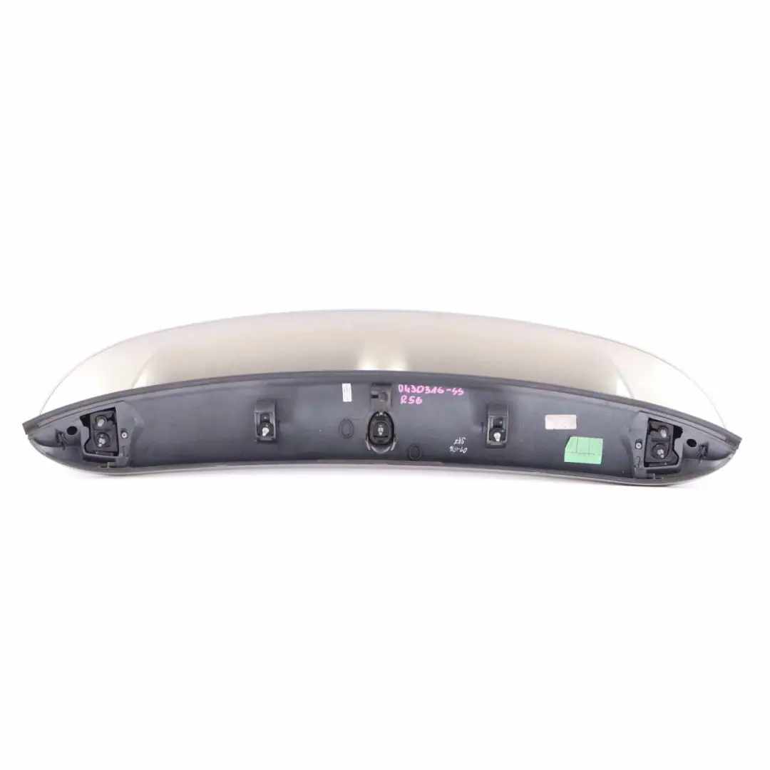 Heckspoiler Hinten Sparkling Silver Silber - A60 für MINI Cooper S R56 mit Teilenummer 7148914 MINI Cooper S R56 Heckspoiler Hinten Sparkling Silver Silber - A60 - SKU 7148914-SS - Teilenummer 7148914