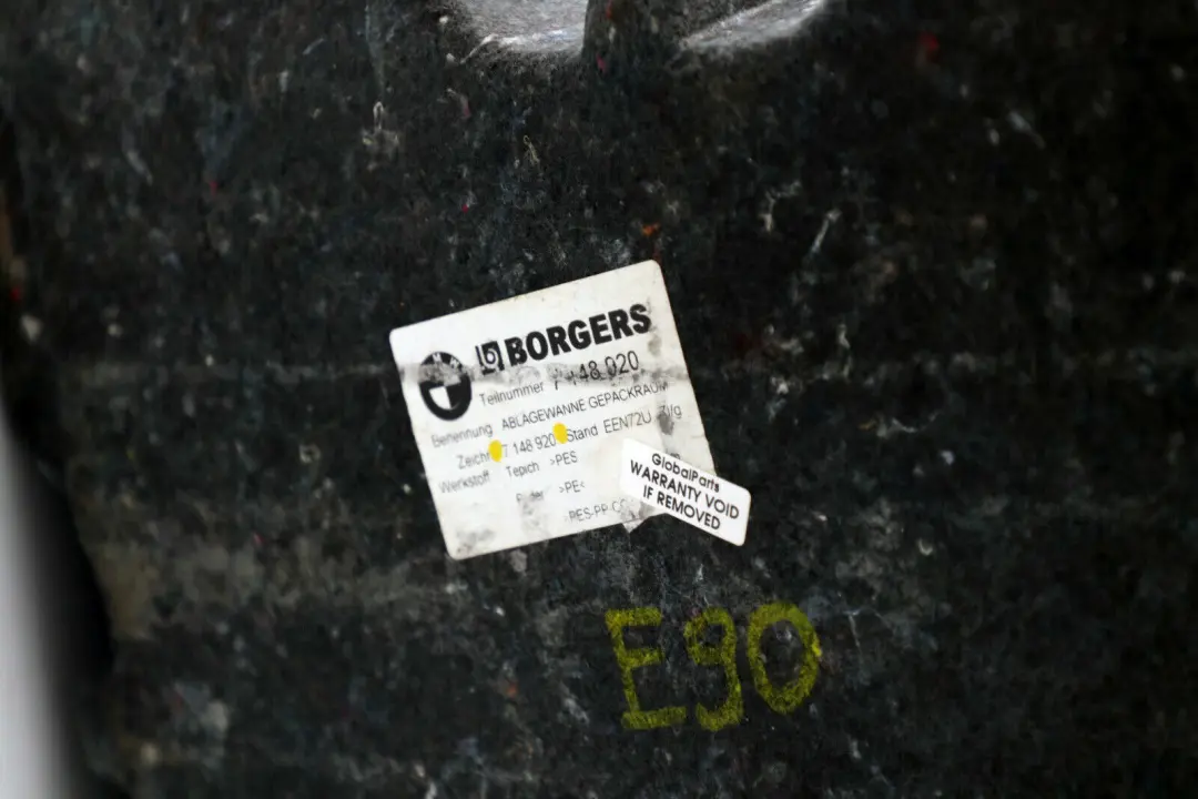 Verkleidung Gepäckraumboden Ablagewanne für BMW 3 er E90 E91 LCI E92 mit Teilenummer 7148920 BMW 3 er E90 E91 LCI E92 Verkleidung Gepäckraumboden Ablagewanne - SKU 7148920 - Teilenummer 7148920