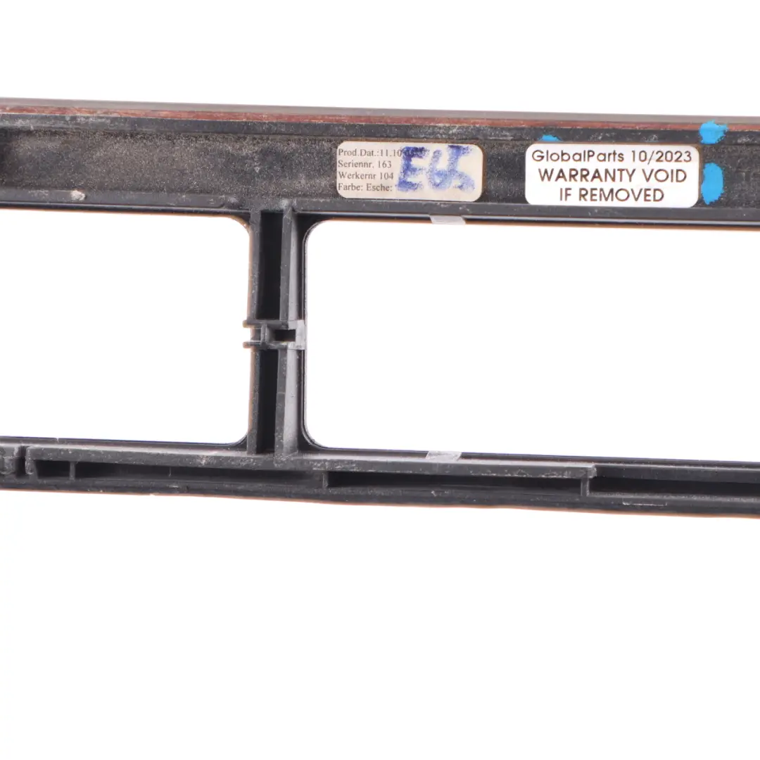  Radio Frame BMW E65 E66 Panel Trim Player Surround Wood Esche Dunkel - SKU 7148973-1 - Part number 7148973