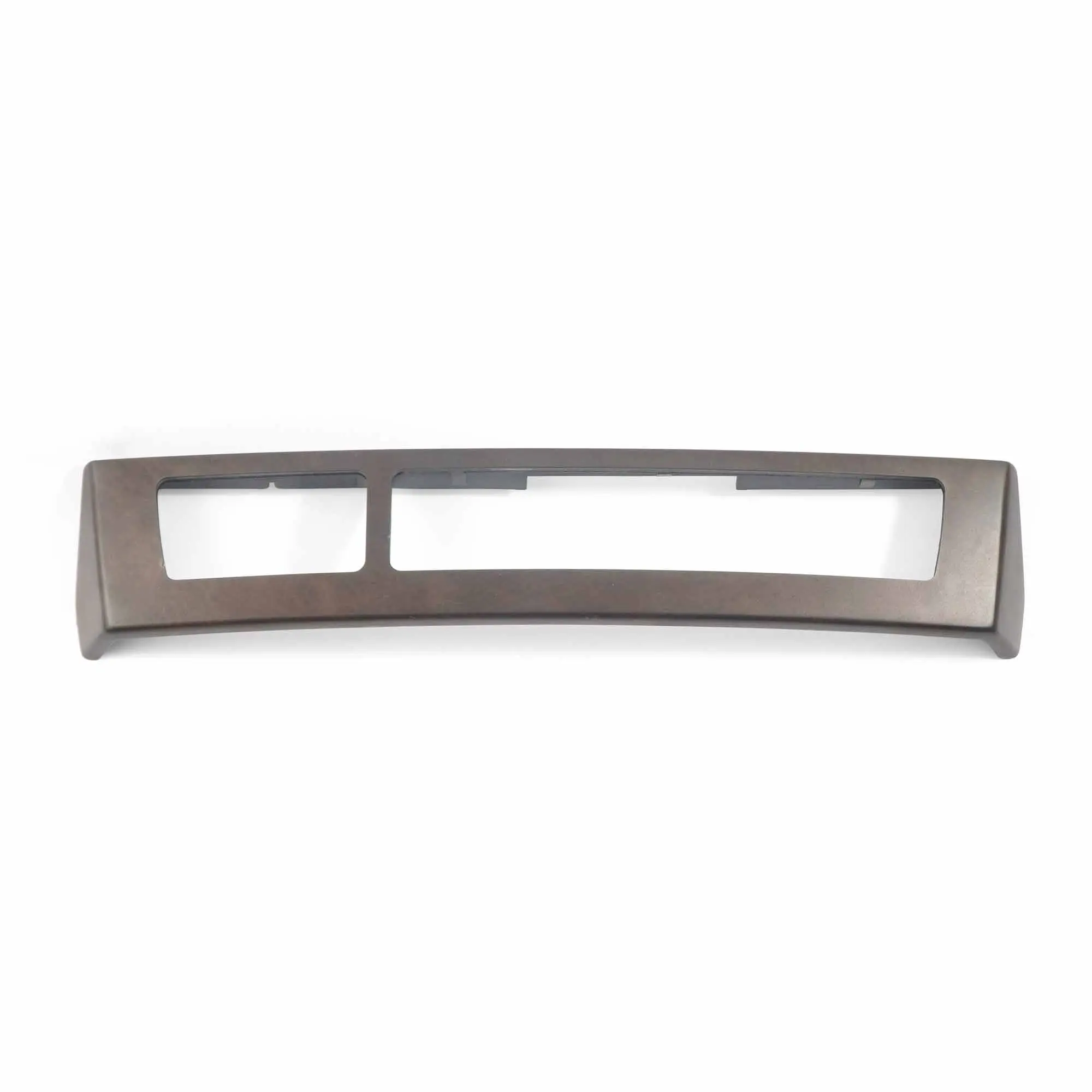 BMW E65 E66 Dashboard Wood Panel Trim Radio Vavona Grau Matt 7148976