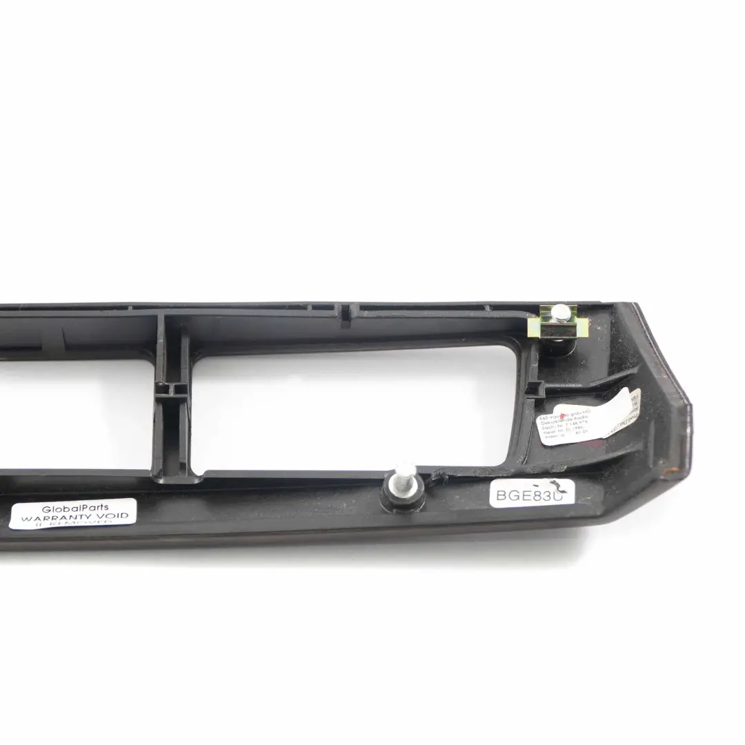 Dashboard Wood Panel Trim Radio Vavona Grau Matt to BMW E65 E66 with Part number 7148976 BMW E65 E66 Dashboard Wood Panel Trim Radio Vavona Grau Matt - SKU 7148976 - Part number 7148976