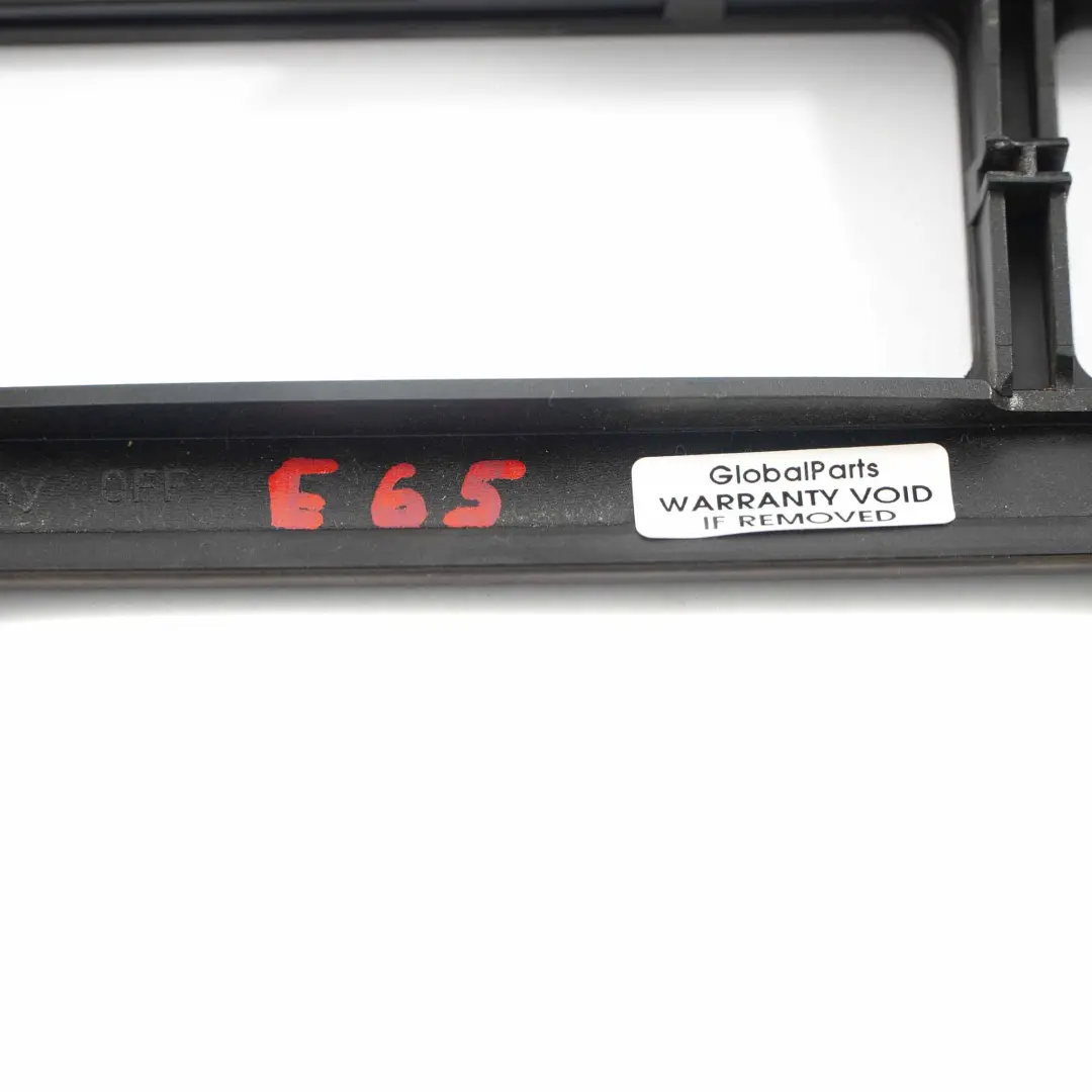 BMW E65 E66 Tableau de bord Boiserie Garniture Radio Vavona Grau Matt - SKU 7148976 - Numéro de pièce 7148976