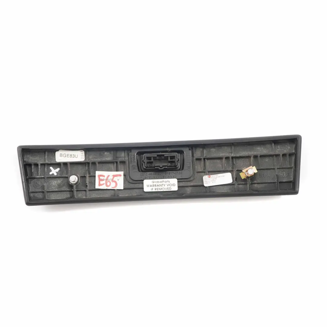 BMW E65 E66 Dashboard Cover Wood Panel Trim Drawer Vavona Grau Grey - SKU 7148984 - Part number 7148984