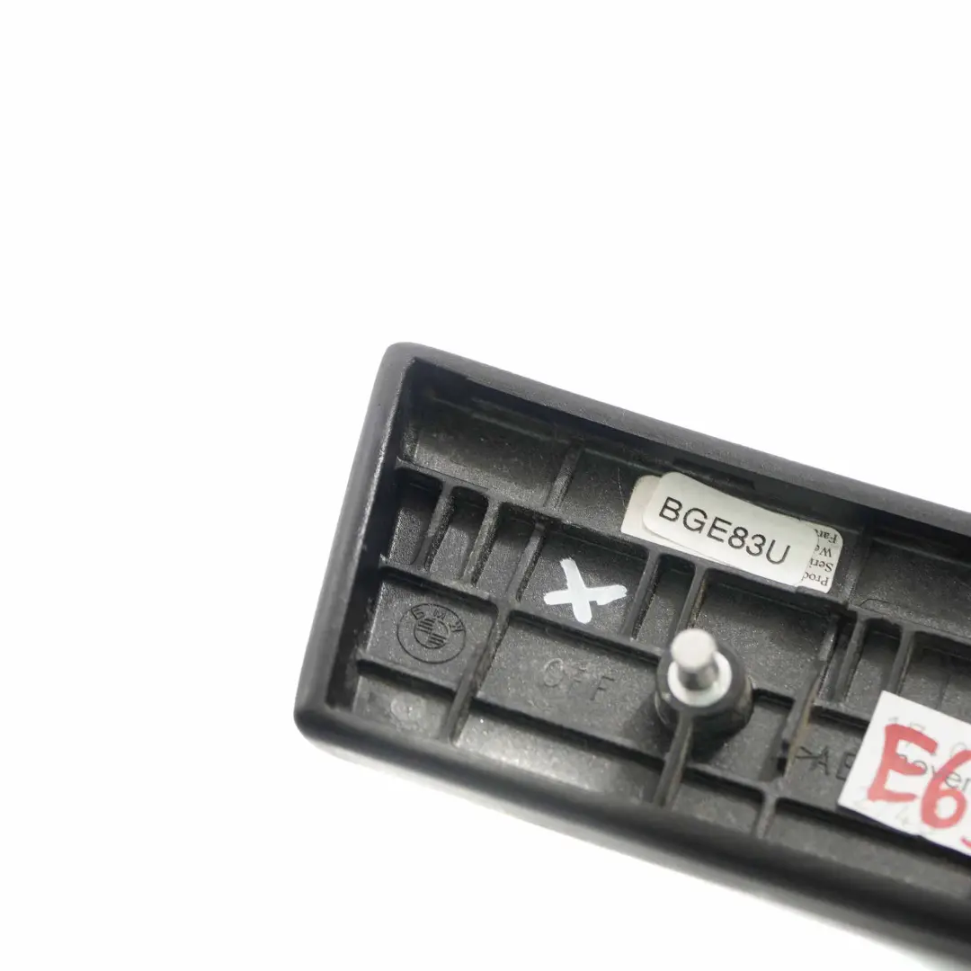 BMW E65 E66 Dashboard Cover Wood Panel Trim Drawer Vavona Grau Grey - SKU 7148984 - Part number 7148984