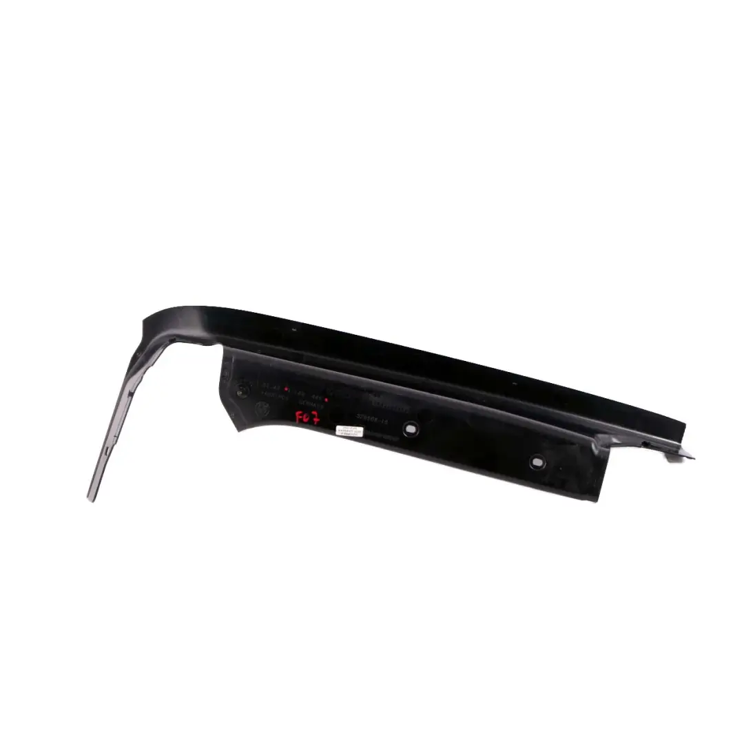 Embellecedor Tapa Maletero BMW F07 Canalón Panel Trasero Izquierdo Negro para con número de pieza 7149445 Embellecedor Tapa Maletero BMW F07 Canalón Panel Trasero Izquierdo Negro - SKU 7149445 - Número de pieza 7149445