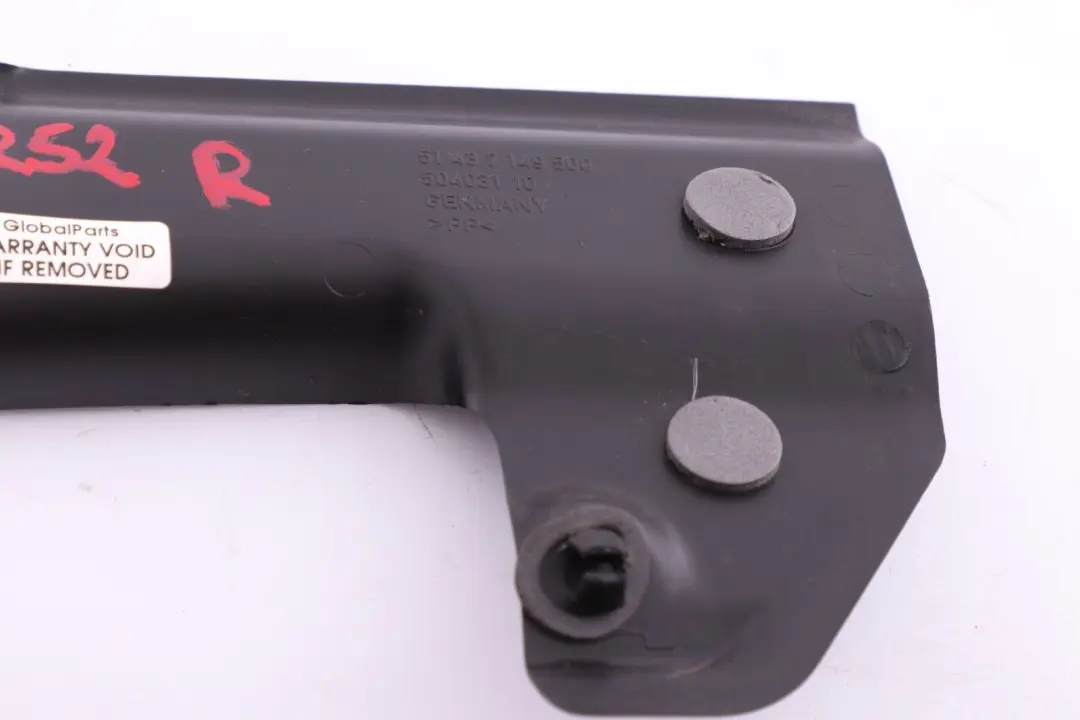 Top Well Cover Exterior Right O/S to BMW Mini Cooper R52 Cabrio Convertible with Part number 7149500 BMW Mini Cooper R52 Cabrio Convertible Top Well Cover Exterior Right O/S - SKU 7149500 - Part number 7149500