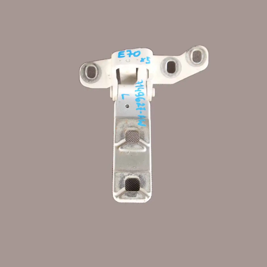 Trunk Lid Hinge Boot Tailgate Top Left Alpinweiss White 7149627 to BMW X5 E70 with Part number 7170921 BMW X5 E70 Trunk Lid Hinge Boot Tailgate Top Left Alpinweiss White 7149627 - SKU 7149627-AW - Part number 7170921