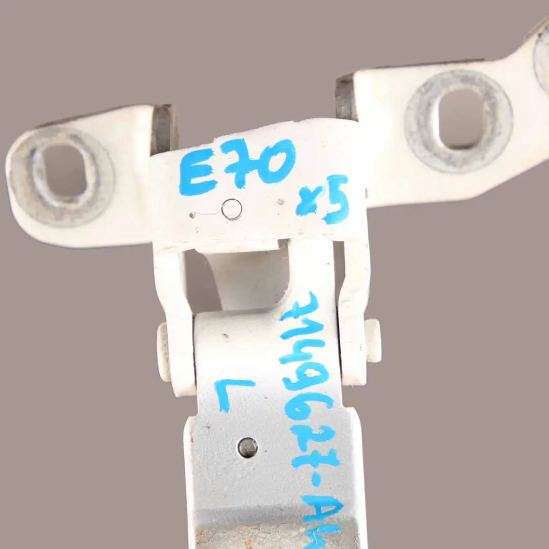Trunk Lid Hinge Boot Tailgate Top Left Alpinweiss White 7149627 to BMW X5 E70 with Part number 7170921 BMW X5 E70 Trunk Lid Hinge Boot Tailgate Top Left Alpinweiss White 7149627 - SKU 7149627-AW - Part number 7170921