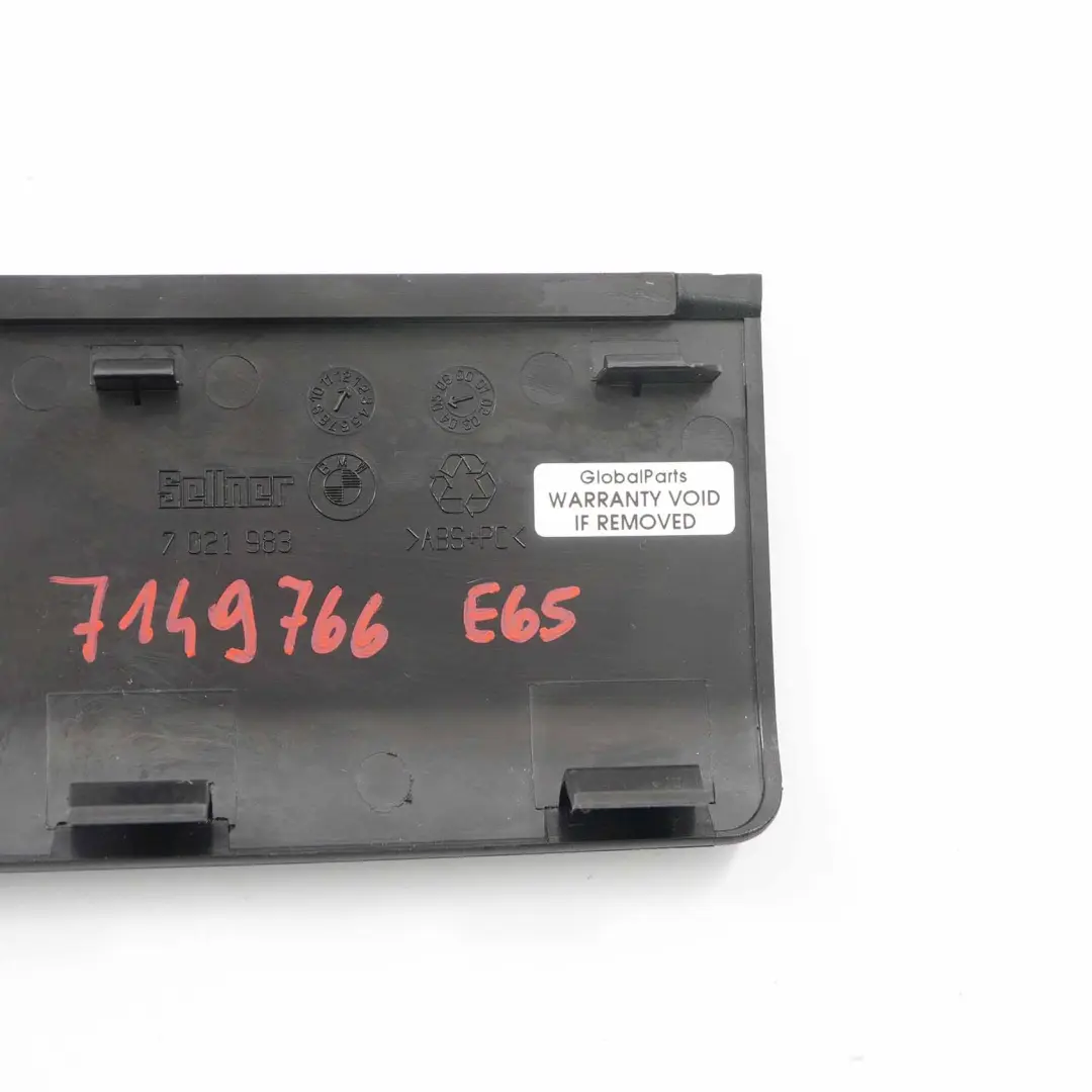  Dach Verkleidung BMW E65 E66 Dachhimmel Abdeckung Einsatz Blende vorne Anthrazit - SKU 7149766 - Teilenummer 7149766