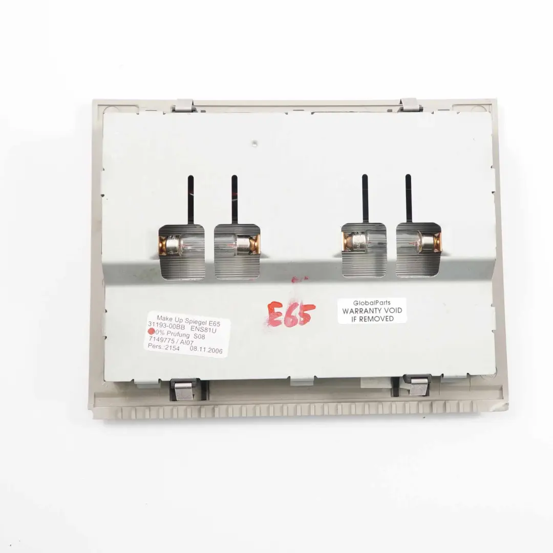  Rétroviseur BMW E65 E66 Lampe Lumière Maquillage Headlining Steingrau - SKU 7149775 - Numéro de pièce 7149775