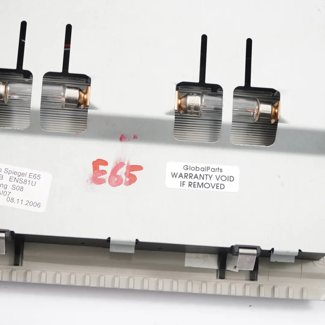 Specchio posteriore BMW E65 E66 Lampada Luce Make-up Headlining per con numero di parte 7149775 Specchio posteriore BMW E65 E66 Lampada Luce Make-up Headlining - SKU 7149775 - Numero di parte 7149775