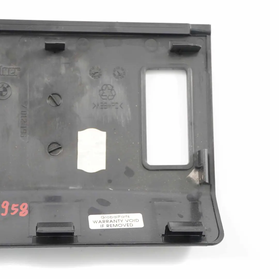 Techo Embellecedor Cubierta Inserción Panel Delantero Antracita 7012196 para BMW E65 con número de pieza 7149958 BMW E65 Techo Embellecedor Cubierta Inserción Panel Delantero Antracita 7012196 - SKU 7149958 - Número de pieza 7149958