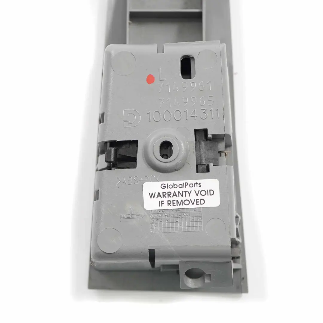 BMW E65 Window Switch Ashtray Finisher Cover Left N/S Titan 87 - SKU 7149961 - Part number 7149961