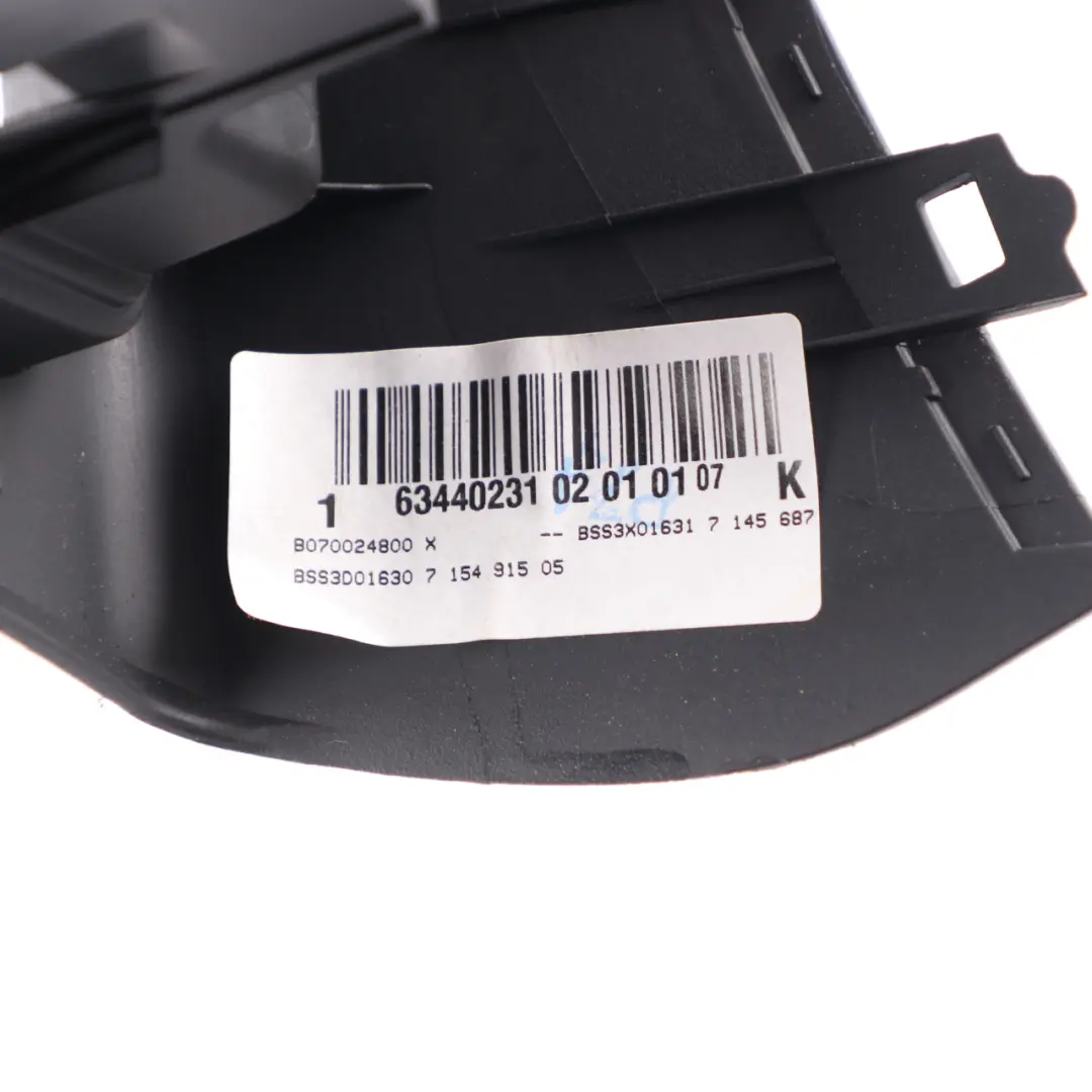 BMW E90 E91 Cover Rear Trim Centre Console Schwarz Black - SKU 7150155 - Part number 7150155