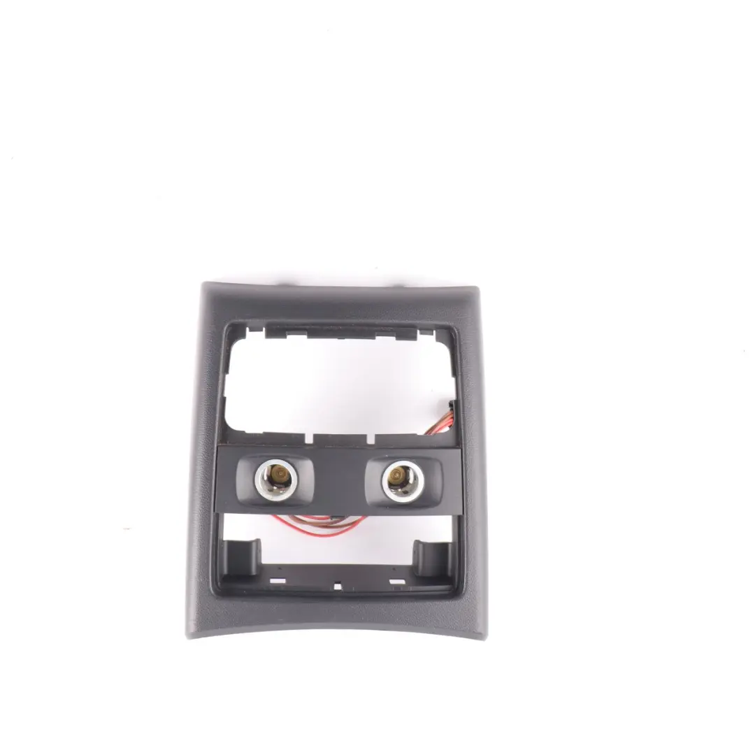 BMW E90 E91 Cover Rear Trim Centre Console Schwarz Black - SKU 7150155 - Part number 7150155