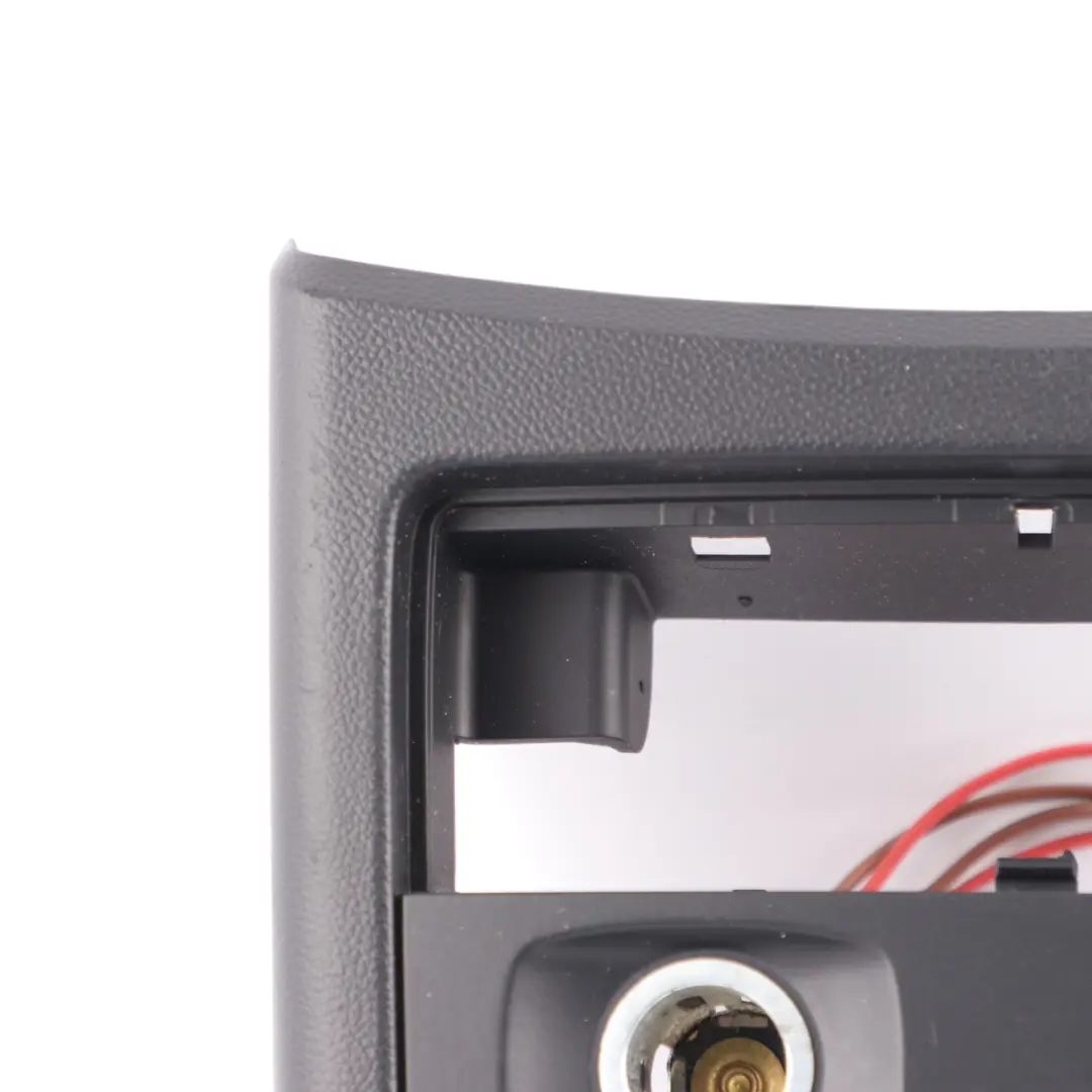 Trim Centre Console Schwarz Black to BMW E90 E91 Cover Rear with Part number 7150155 BMW E90 E91 Cover Rear Trim Centre Console Schwarz Black - SKU 7150155 - Part number 7150155