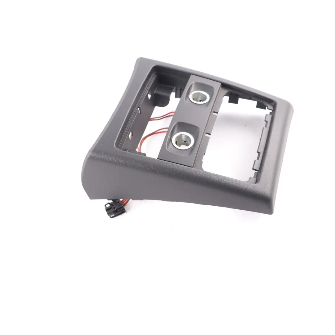 BMW E90 E91 Cover Rear Trim Centre Console Schwarz Black - SKU 7150155 - Part number 7150155