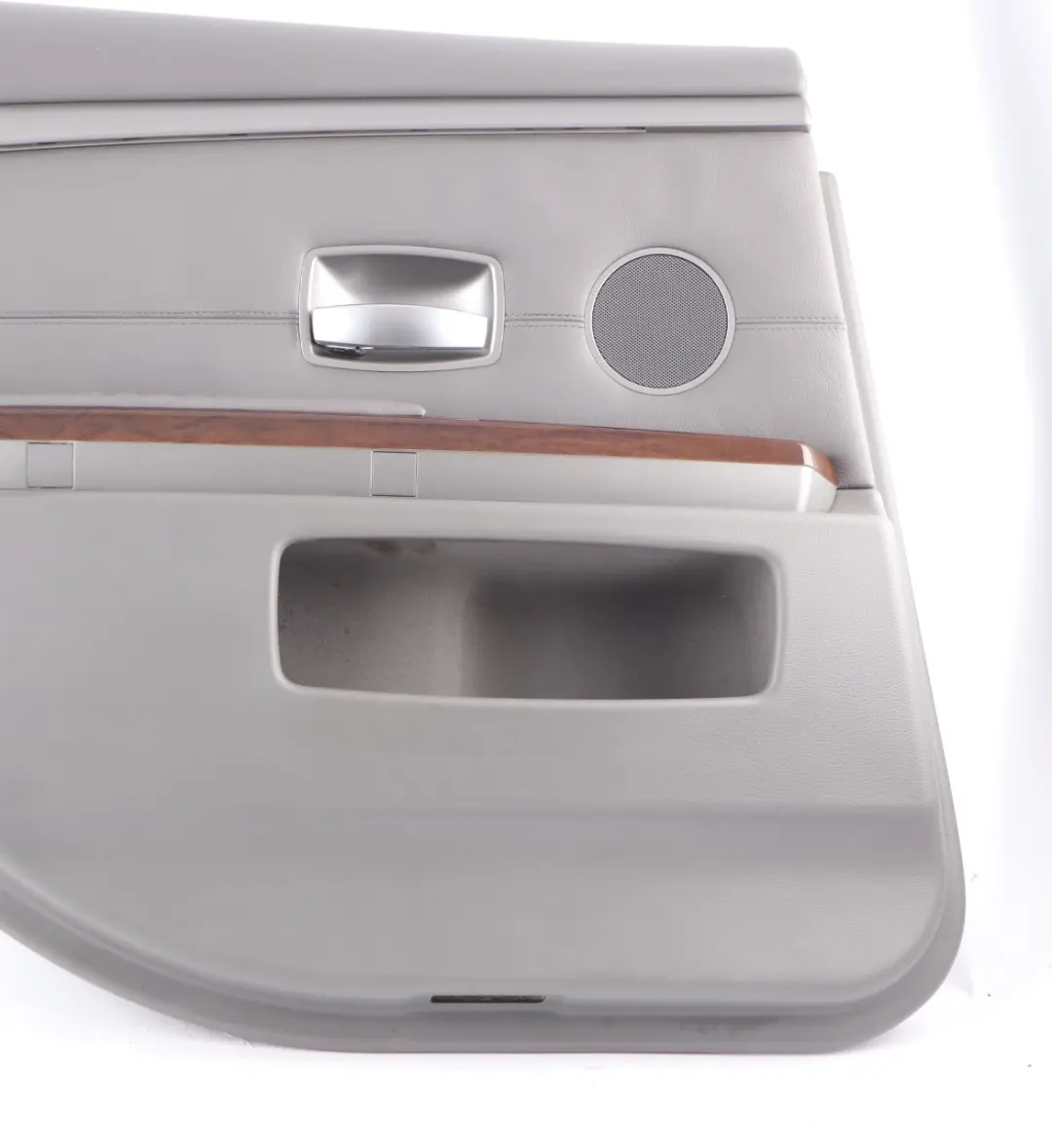 BMW E65 Door Card Rear Left N/S Interior Trim Panel Leather Nasca Flanell Grey - SKU 7150317 - Part number 7150317