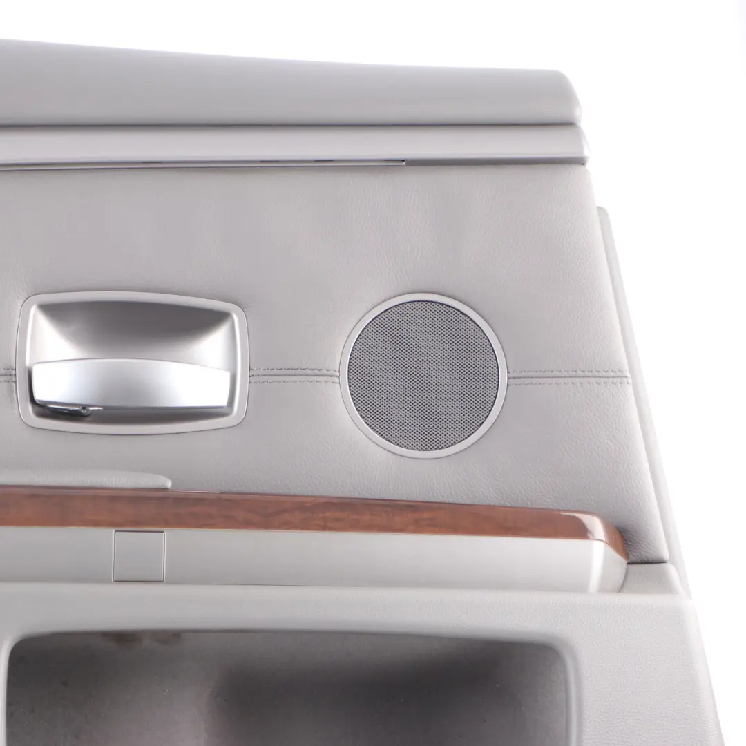 BMW E65 Door Card Rear Left N/S Interior Trim Panel Leather Nasca Flanell Grey - SKU 7150317 - Part number 7150317