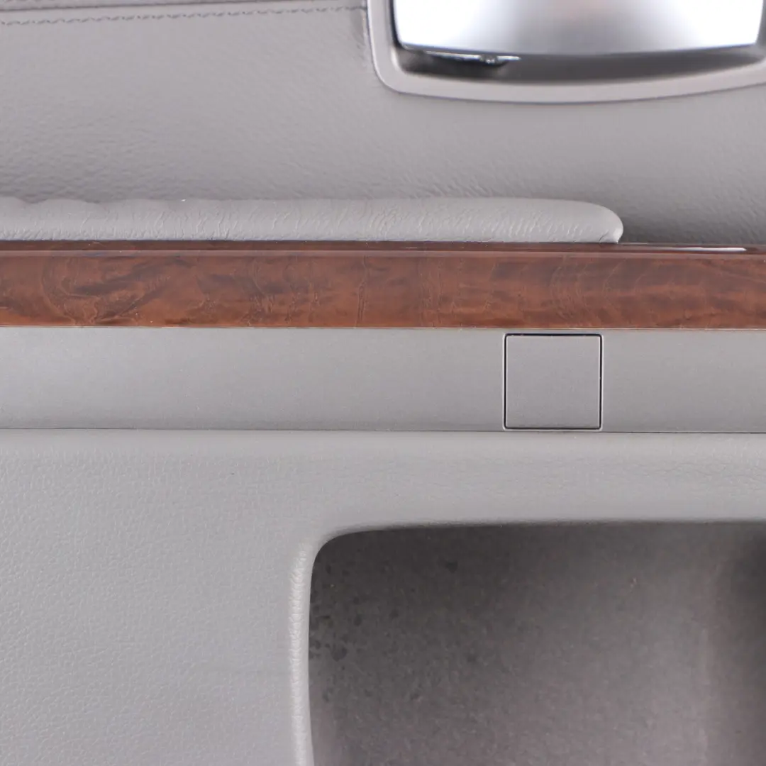 Door Card Rear Left N/S Interior Trim Panel Leather Nasca Flanell Grey to BMW E65 with Part number 7150317 BMW E65 Door Card Rear Left N/S Interior Trim Panel Leather Nasca Flanell Grey - SKU 7150317 - Part number 7150317