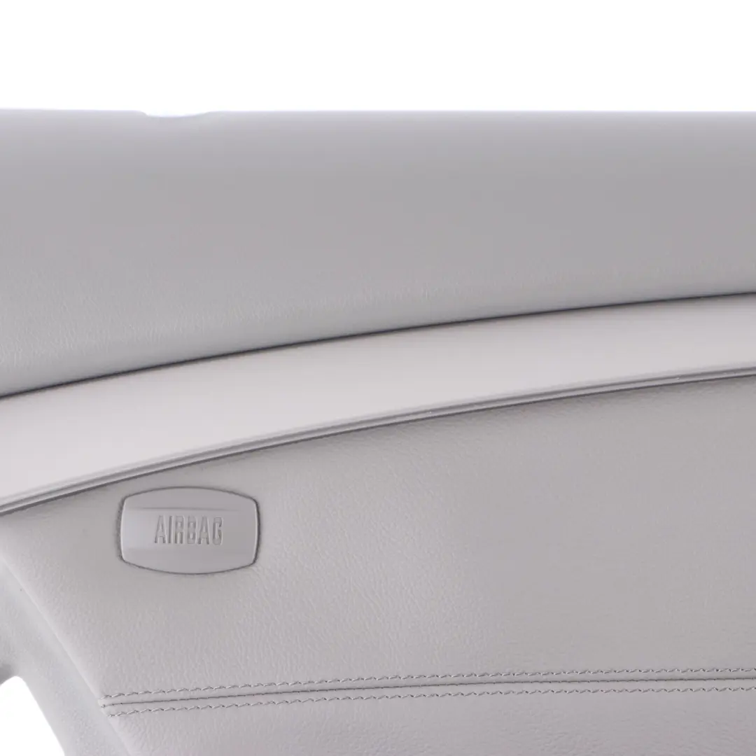 BMW E65 Door Card Rear Left N/S Interior Trim Panel Leather Nasca Flanell Grey - SKU 7150317 - Part number 7150317