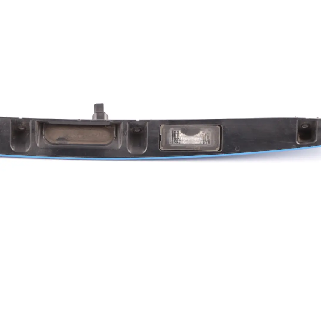 Boot Lid Trunk Grab Handle Tailgate Laser Blue Metallic to Mini Cooper R56 with Part number 7151140 Mini Cooper R56 Boot Lid Trunk Grab Handle Tailgate Laser Blue Metallic - SKU 7151140-LAB1 - Part number 7151140