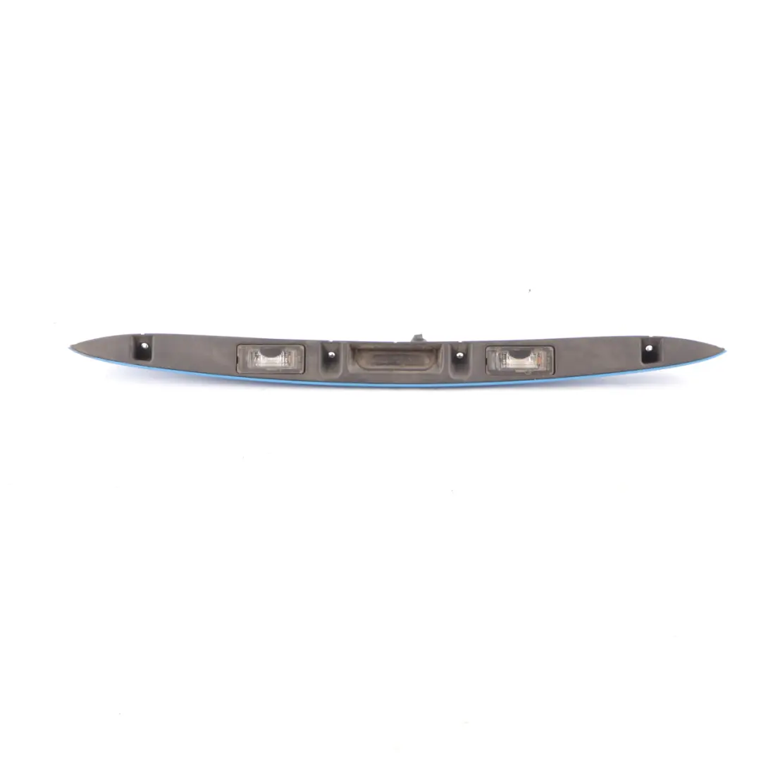 Mini Cooper R55 R56 LCI Boot Lid Grab Handle Laser Blue Metallic A59 - SKU 7151140-LAB - Part number 7151140