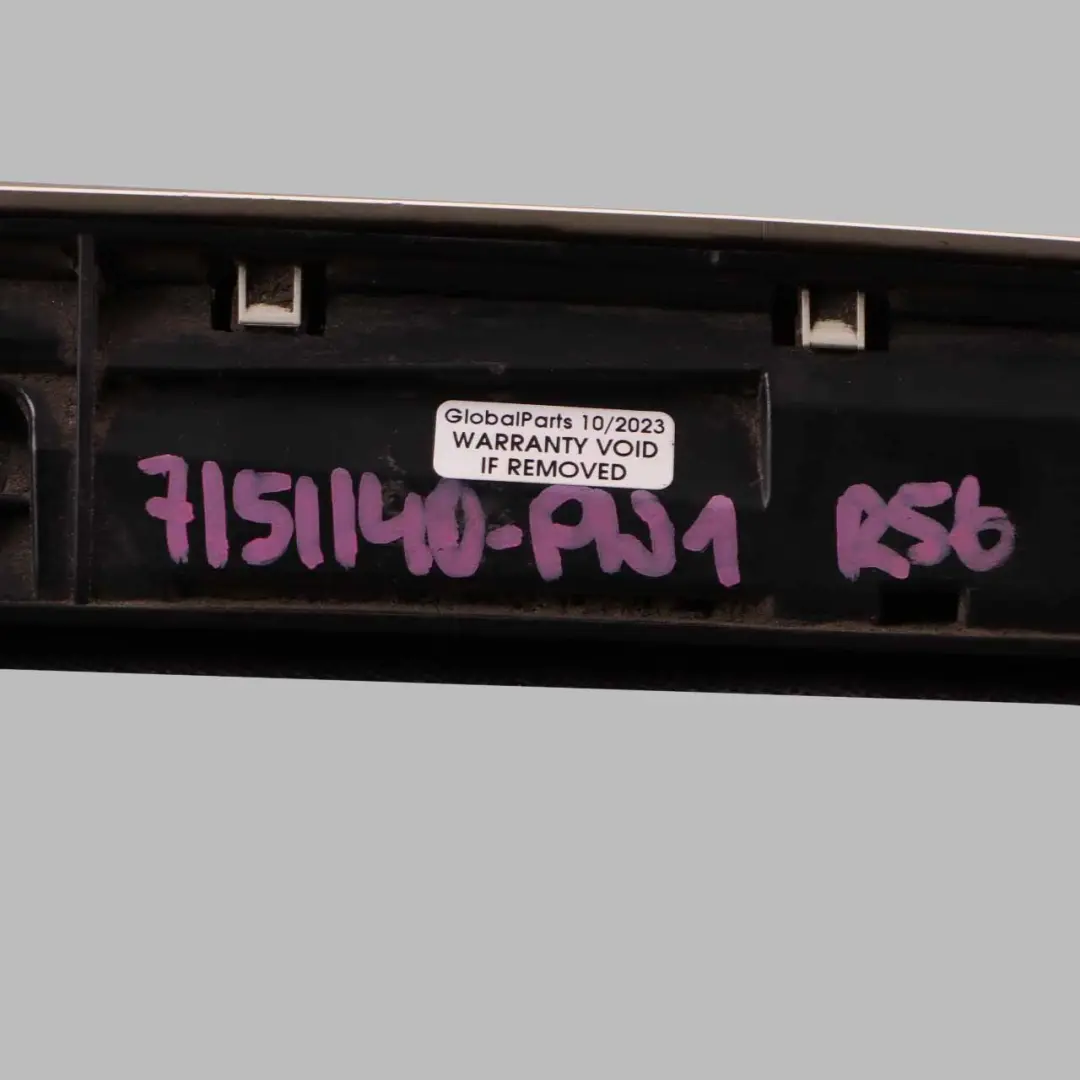 Boot Lid Trunk Grab Handle Tailgate Pepper White - 850 to Mini R55 R56 with Part number 7151140 Mini R55 R56 Boot Lid Trunk Grab Handle Tailgate Pepper White - 850 - SKU 7151140-PW1 - Part number 7151140