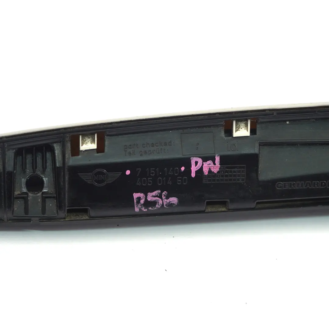 Mini R55 R56 Listwa Blenda Klapy Tył Biała - SKU 7151140-PW - Numer Części 7151140