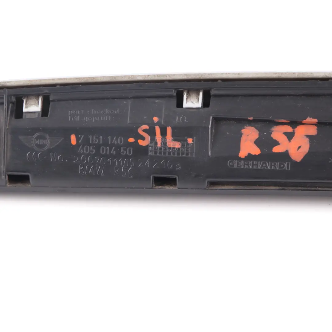 Boot Lid Trunk Grab Handle Tailgate Silver 2754240 to Mini Cooper R56 with Part number 7151140 Mini Cooper R56 Boot Lid Trunk Grab Handle Tailgate Silver 2754240 - SKU 7151140-SIL - Part number 7151140
